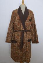 Aparte bruine dikke katoenen vintage badjas! L/XL, Verzenden, Zo goed als nieuw, Maat 42/44 (L)