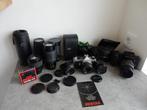 Pentax verzameling, 2 camera’s, 8 lenzen, Verzenden, Gebruikt, Spiegelreflex, Pentax
