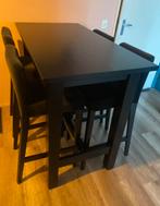 Hoge (bar) tafel van Ikea, Huis en Inrichting, Ophalen of Verzenden, Zo goed als nieuw, 4 tot 6 stoelen