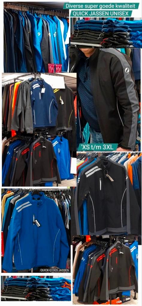 Spotprijs!Partij verkopen. QUICK
JASSEN
63 stuks voor €2.500, Kleding | Heren, Heren-kledingpakketten, Nieuw, Overige maten, Ophalen of Verzenden