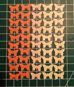 50 Vlinder stansjes                               3 kleuren, Nieuw, Ophalen of Verzenden