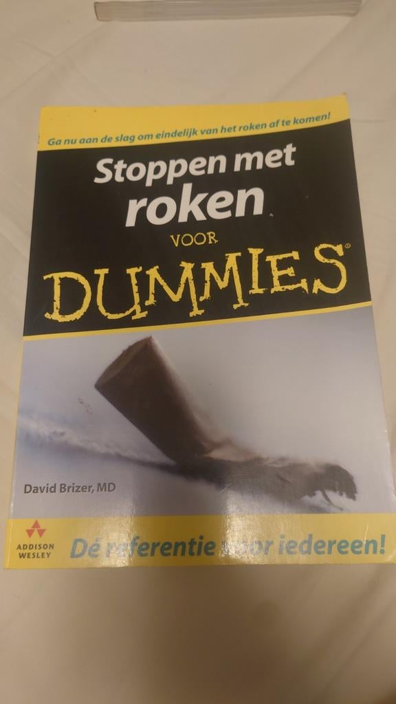 Stoppen met roken voor Dummies , David Brizier, Boeken, Gezondheid, Dieet en Voeding, Zo goed als nieuw, Ophalen of Verzenden