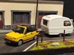 Fiat 126p Bosmal Cabrio 1:43 + caravan predom n126, Ophalen of Verzenden, Nieuw, Auto, Overige merken