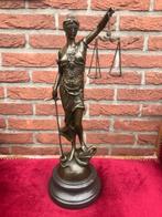 zeer goed bronzen beeld, Vrouwe Justitia, 45 cm hoog, Antiek en Kunst, Ophalen of Verzenden