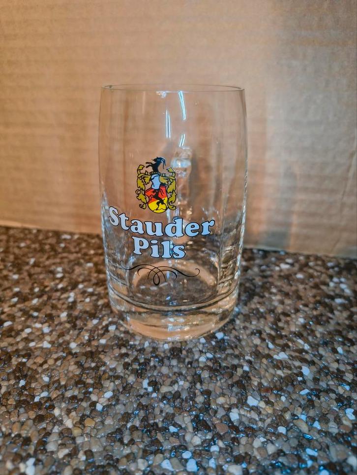 Stauder Pils bierglas, Verzamelen, Biermerken, Zo goed als nieuw, Glas of Glazen, Overige merken, Ophalen of Verzenden