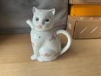 Theepot  in de vorm van een poes kat, Antiek en Kunst, Ophalen of Verzenden