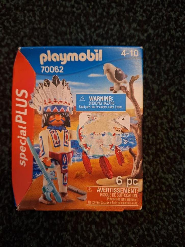 Playmobil 70062 Indiaan, Kinderen en Baby's, Speelgoed | Playmobil, Nieuw, Complete set, Ophalen of Verzenden