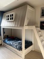 Kinderbed met Speelhut & Logeerlade, Kinderen en Baby's, Kinderkamer | Bedden, Ophalen, Gebruikt, 100 cm of meer, Hoogslaper of Stapelbed