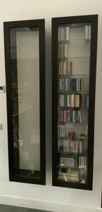 2 Hangkasten met verlichting, Huis en Inrichting, Kasten | Vitrinekasten, Ophalen, 50 tot 100 cm, Zo goed als nieuw, Minder dan 100 cm