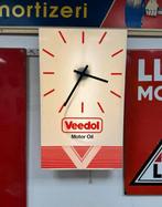 Vintage Veedol Klok Lichtbak reclame, Antiek en Kunst, Ophalen
