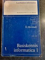 Basiskennis Informatica 1 - D. Overkleeft, Ophalen of Verzenden, Gelezen, Overige onderwerpen, D. Overkleeft