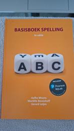 Basisboek spelling met MyLab NL toegangscode 3e editie, Mariëlle Bovenhoff; Gerard Latjes; Aafke Moons, Ophalen of Verzenden, Zo goed als nieuw