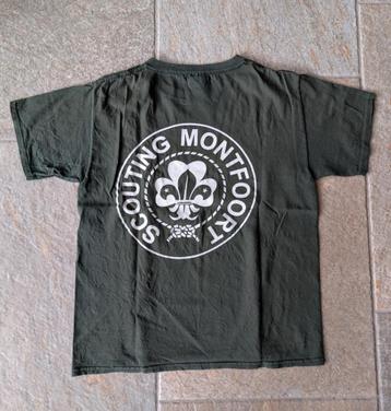 Groen t-shirt Scouting Montfoort maat L (youth / kind) beschikbaar voor biedingen
