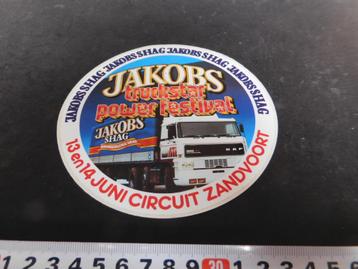 sticker tabak jakobs shag truckstar power festival truck  beschikbaar voor biedingen