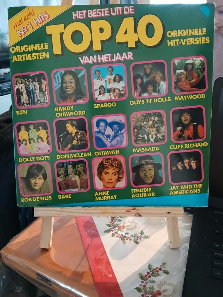 Top 40 Van Het Jaar vinl 2 lp plaat Originele Hit-Versies, Cd's en Dvd's, Vinyl | Verzamelalbums, Gebruikt, Pop, Ophalen of Verzenden