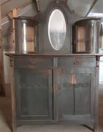 Vintage buffetkast, Huis en Inrichting, Kasten | Buffetkasten, Ophalen of Verzenden, Zo goed als nieuw, 25 tot 50 cm, Glas