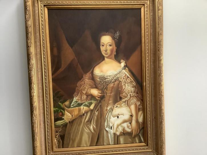 Schilderij van Anna Van Hannover., Antiek en Kunst, Kunst | Schilderijen | Klassiek, Ophalen