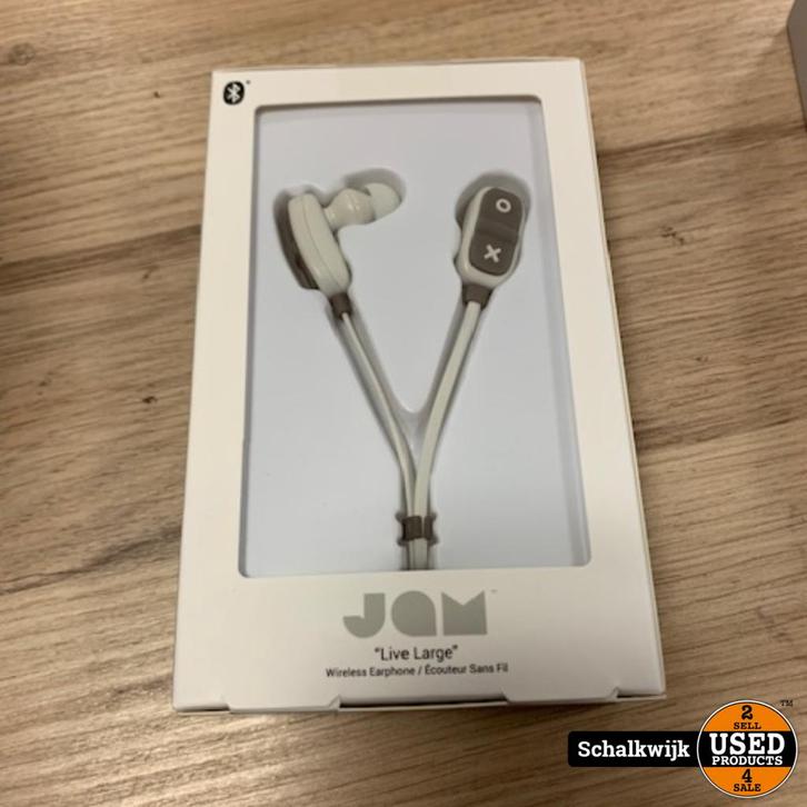 Jam Live Large Grijs/Wit wireless earphones nieuw in doos, Audio, Tv en Foto, Koptelefoons, Zo goed als nieuw