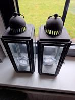 Riviera Maison Lantaarns,metaal,grijs/zwart,sfeerlicht,setje, Ophalen