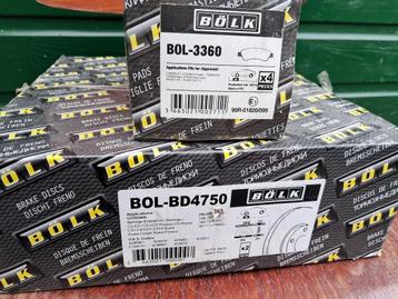 Set Remblokken BOL-3360 en Remschijven BOL-BD4750 nieuw beschikbaar voor biedingen