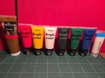 AVEC Acrylverf 7 grote tubes van 100ml, Ophalen of Verzenden, Zo goed als nieuw, Acrylverf