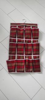 Vintage schoenenzak opbergzak Schots geruit, Ophalen of Verzenden, Zo goed als nieuw