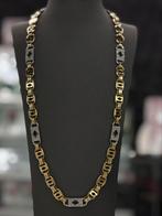 14 Karaat Goud - Ketting - Flat Magnum - 86,20 Gram - 73Cm, Ophalen of Verzenden, Nieuw, Goud