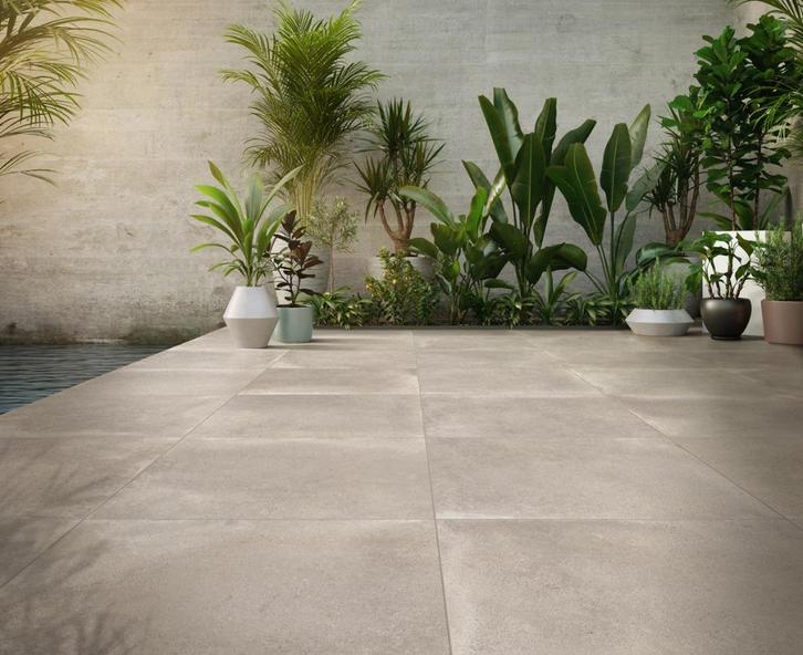 Keramische tegel Triagres Craft Cognac, 60x60x3, Aanbieding!, Tuin en Terras, Tegels en Klinkers, Nieuw, Terrastegels, Beton, Verzenden