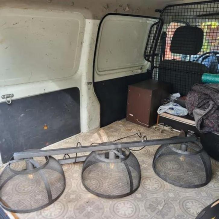 Zijlstra industriële hanglamp., Huis en Inrichting, Lampen | Hanglampen, Zo goed als nieuw, Minder dan 50 cm, Metaal, Ophalen