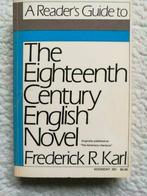 Karl - A Reader's Guide to The 18th Century English Novel, Ophalen of Verzenden, Gelezen, Frederick R. Karl