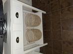 witte sidetable, Huis en Inrichting, Tafels | Sidetables, Ophalen, Gebruikt, 100 tot 150 cm, 25 tot 50 cm