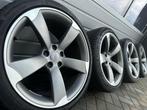 Orig 19 inch Audi Rotor A5 S5 8T 8F F5 A7 S7 velgen banden, Auto-onderdelen, Banden en Velgen, 19 inch, Gebruikt, 255 mm, Banden en Velgen