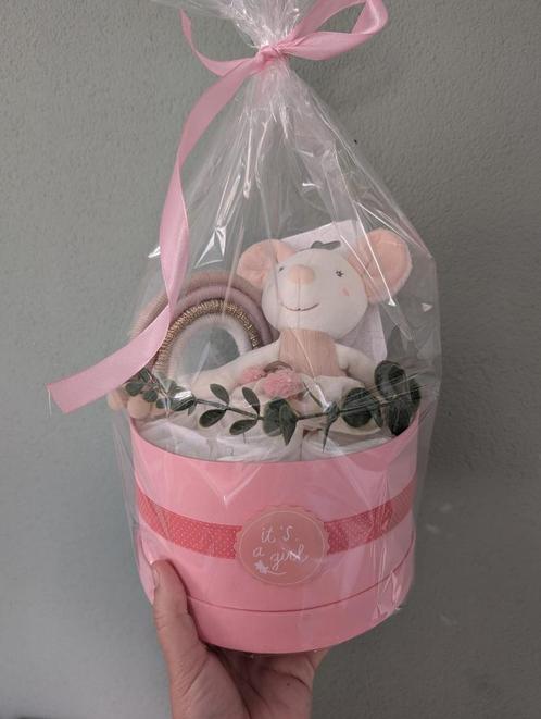 Luiertaart Meisje, Kinderen en Baby's, Kraamcadeaus en Geboorteborden, Nieuw, Ophalen