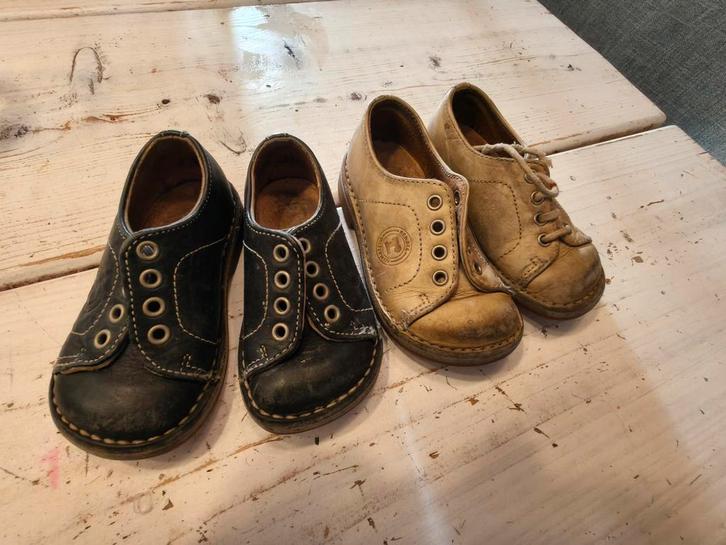 Vintage leren kinderschoentjes, Kinderen en Baby's, Kinderkleding | Schoenen en Sokken, Gebruikt, Schoenen, Jongen of Meisje, Ophalen of Verzenden