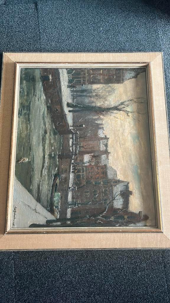 Ongebruikelijke Kans: Schilderij van David Schulman te Koop!, Antiek en Kunst, Kunst | Schilderijen | Klassiek, Ophalen of Verzenden