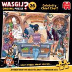Hilarische Wasgij puzzel! Wasgij 26 - Celebrity Chief Chef!, Hobby en Vrije tijd, Denksport en Puzzels, Ophalen of Verzenden, 500 t/m 1500 stukjes