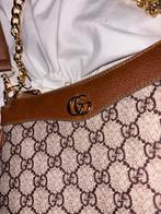 Gucci Schoudertasje Vintage, Sieraden, Tassen en Uiterlijk, Tassen | Damestassen, Ophalen of Verzenden, Gebruikt, Bruin, Schoudertasje