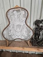 Brocante raamhor plantenbeschermer met motief, Antiek en Kunst, Ophalen