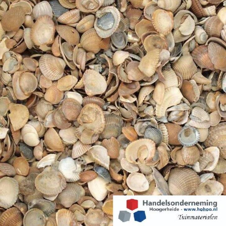 Noordzee schelpen schelpenpad decoratie isoleren kruipruimte, Tuin en Terras, Grind, Keien en Split, Nieuw, Split, Multi, Overige materialen