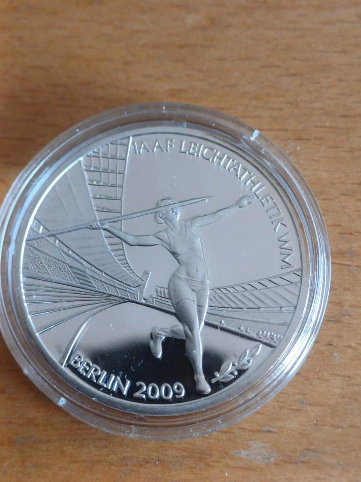 Duitse 10 Euro 2009 Wereldkampioenschappen Atletiek, Postzegels en Munten, Munten | Europa | Euromunten, Losse munt, 10 euro, Duitsland