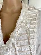 G178 Linnen jasje maat 42=L blazer colbert wit, Kleding | Dames, Wit, Maat 42/44 (L), Ophalen of Verzenden, Jasje