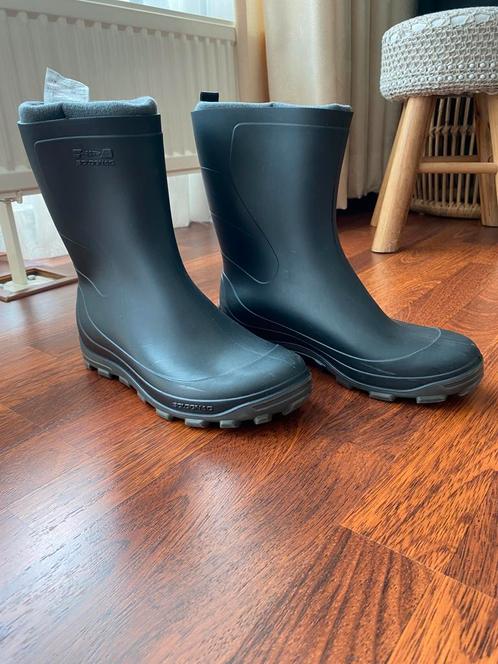 Warme rubberlaarzen maat 40/41, Kleding | Heren, Schoenen, Gedragen, Boots, Zwart, Ophalen of Verzenden