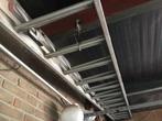 Aluminium Ladder 2x14 Treden, Ophalen of Verzenden, Gebruikt