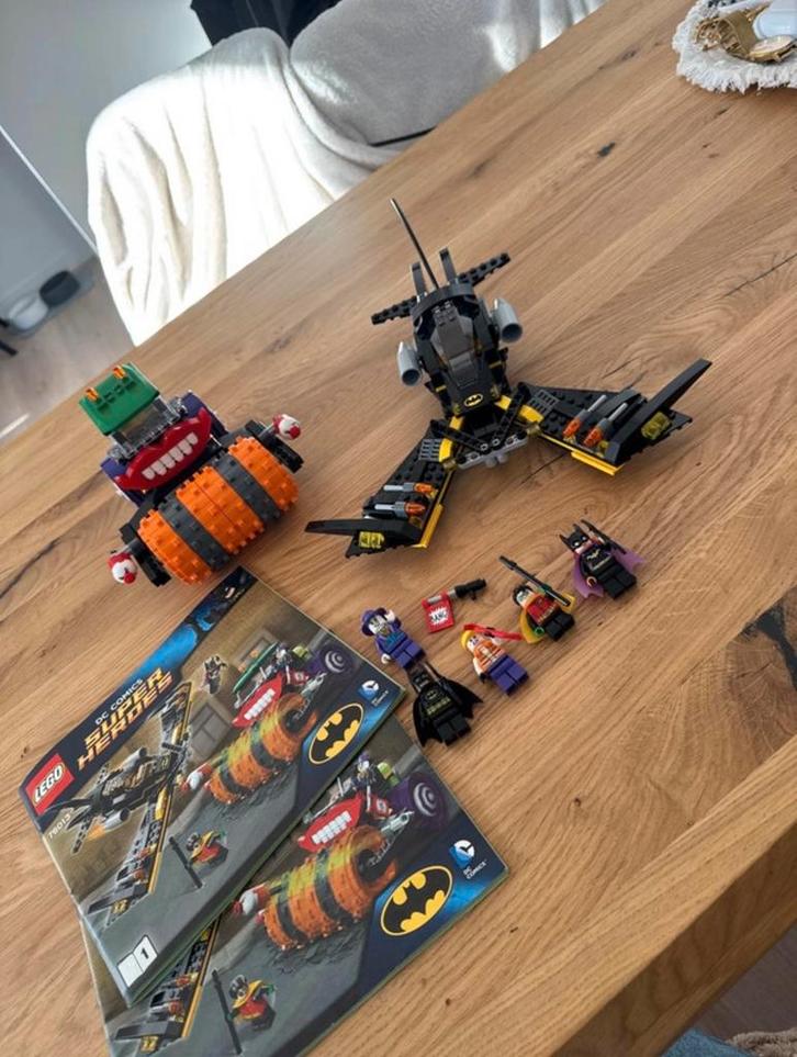 Lego DC 76013 Joker Stoomwals Compleet, Kinderen en Baby's, Speelgoed | Duplo en Lego, Gebruikt, Lego, Complete set, Ophalen of Verzenden