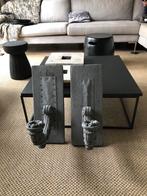 2 wandkandelaars stoer en landelijk, Huis en Inrichting, Woonaccessoires | Kandelaars en Kaarsen, Ophalen, Overige materialen