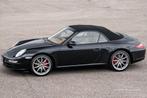 Porsche 911 Cabrio 3.8 Carrera S Manual NL-auto, 117dkm, Achterwielaandrijving, Gebruikt, Zwart, Leder