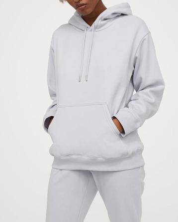 H&M hoodie capuchonsweater lichtblauw maat S beschikbaar voor biedingen