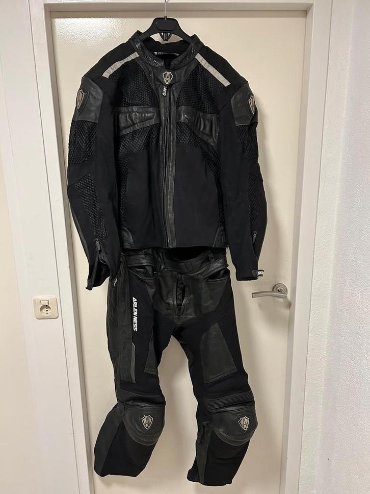 Arlen Ness Tweedelig Motorpak Maat 56, Motoren, Kleding | Motorkleding, Combipak, Heren, Tweedehands, Ophalen of Verzenden