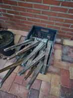 Puntpaalhouders - 8 stuks, Doe-het-zelf en Verbouw, Metalen, Ophalen of Verzenden, Gebruikt, IJzer