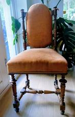 10 Spaanse eetkamerstoelen art deco, Huis en Inrichting, Stoelen, Ophalen, Hout, Gebruikt, Overige kleuren